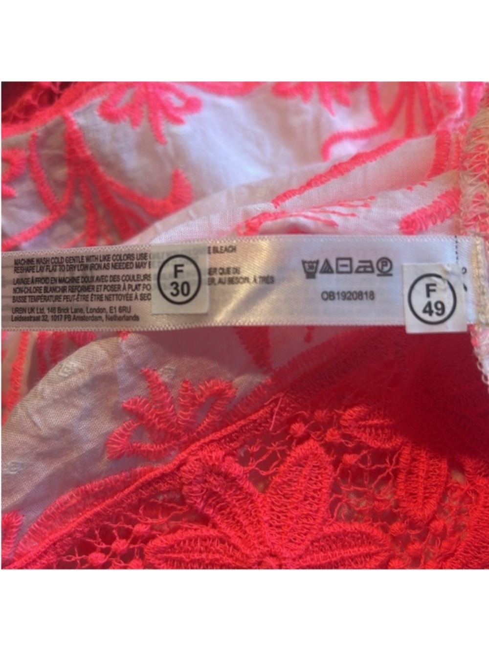 Free People XSmall Intimately Day Glow Shapeless Slip white combo 100% Cotton - Picture 10 of 10